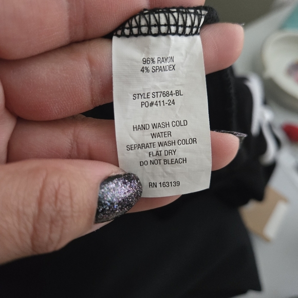 Hayley & June Ribbed Knit Black Crop Cardigan Size XS - Picture 8 of 11